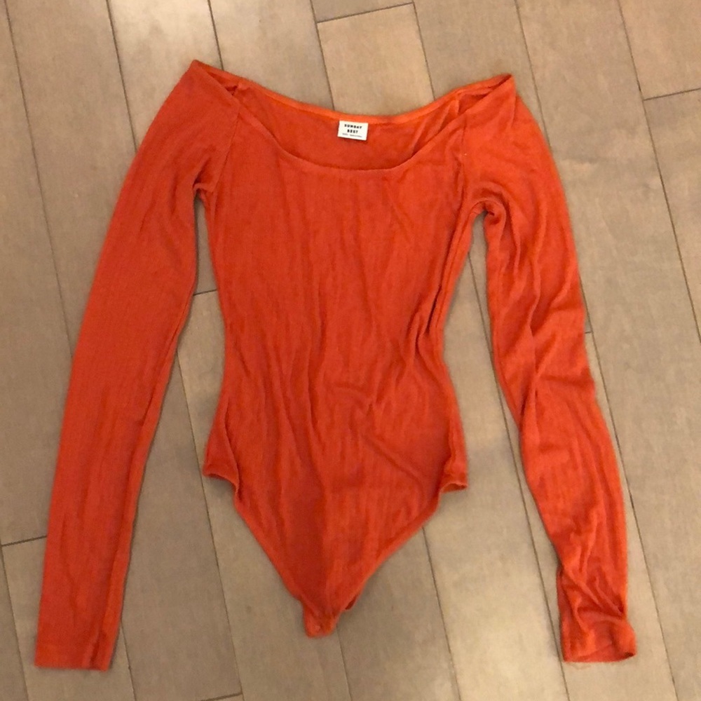 Sunday Best burnt orange bodysuit